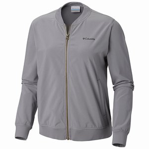 Columbia Anytime Casual™ Full Zip Bomber Jacka Dam LjusGrå (ORGAS3521)